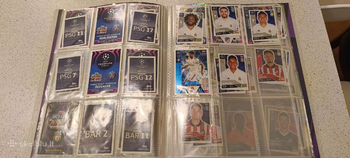 Match Attax futbolo žaidimo kortelės ir lipdukai - nuotraukos Nr. 9