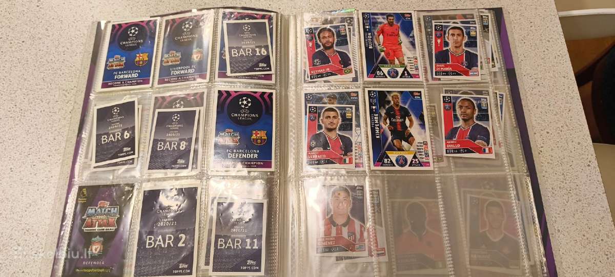 Match Attax futbolo žaidimo kortelės ir lipdukai - nuotraukos Nr. 10