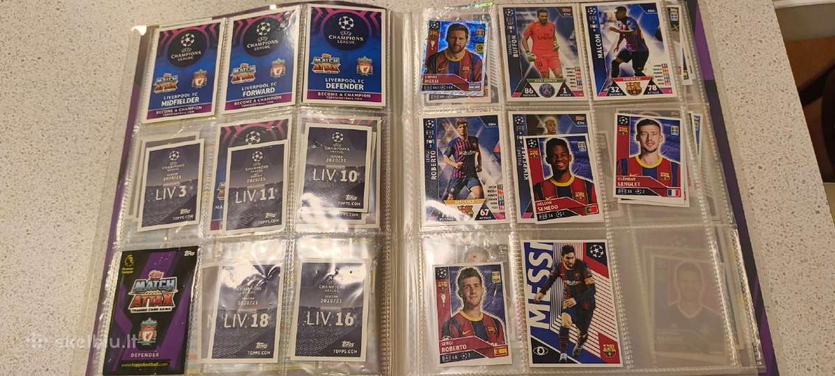 Match Attax futbolo žaidimo kortelės ir lipdukai - nuotraukos Nr. 11