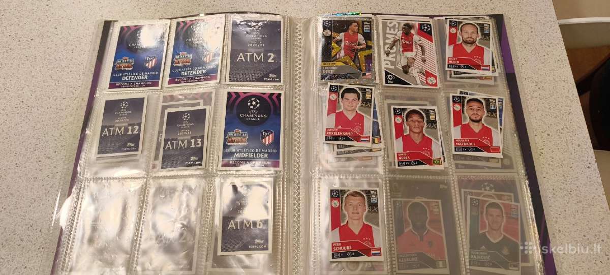 Match Attax futbolo žaidimo kortelės ir lipdukai - nuotraukos Nr. 12