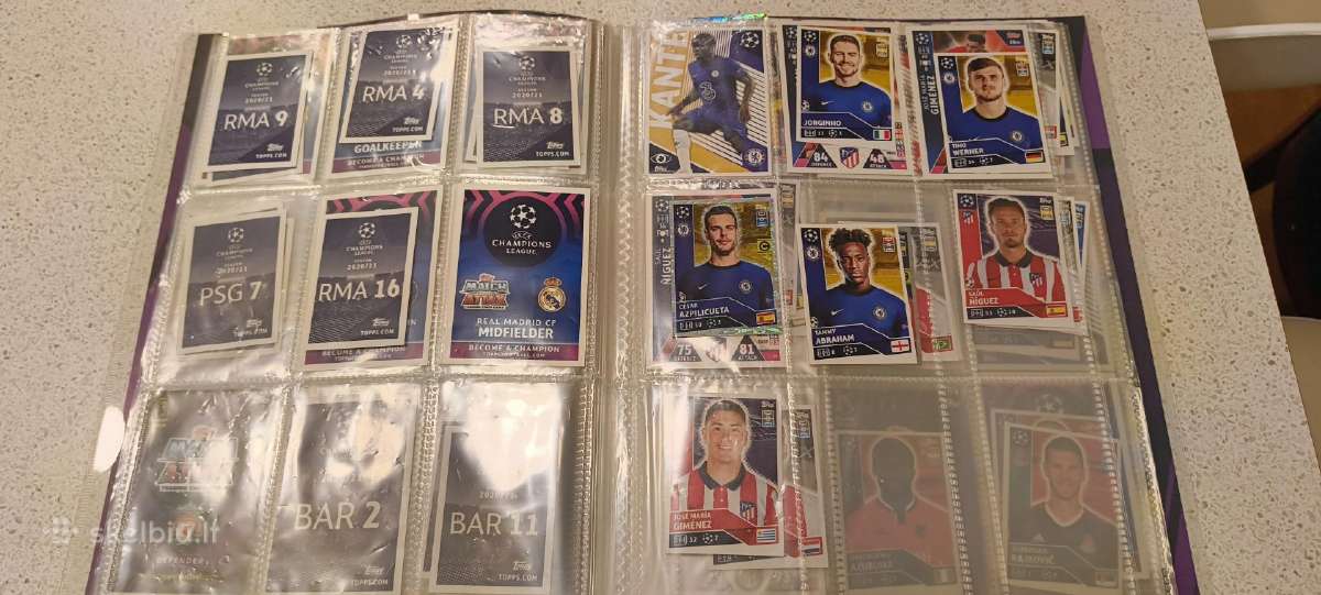 Match Attax futbolo žaidimo kortelės ir lipdukai - nuotraukos Nr. 13
