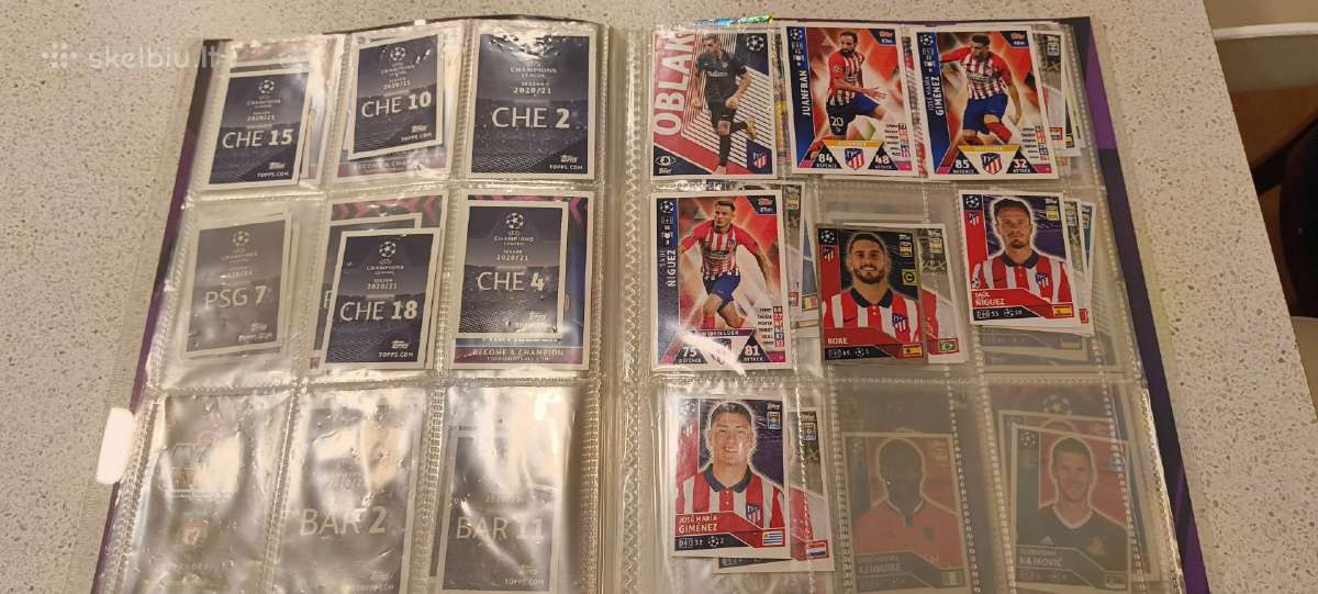 Match Attax futbolo žaidimo kortelės ir lipdukai - nuotraukos Nr. 14