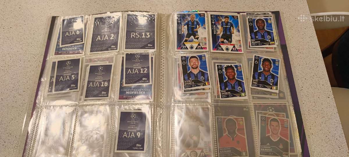Match Attax futbolo žaidimo kortelės ir lipdukai - nuotraukos Nr. 15