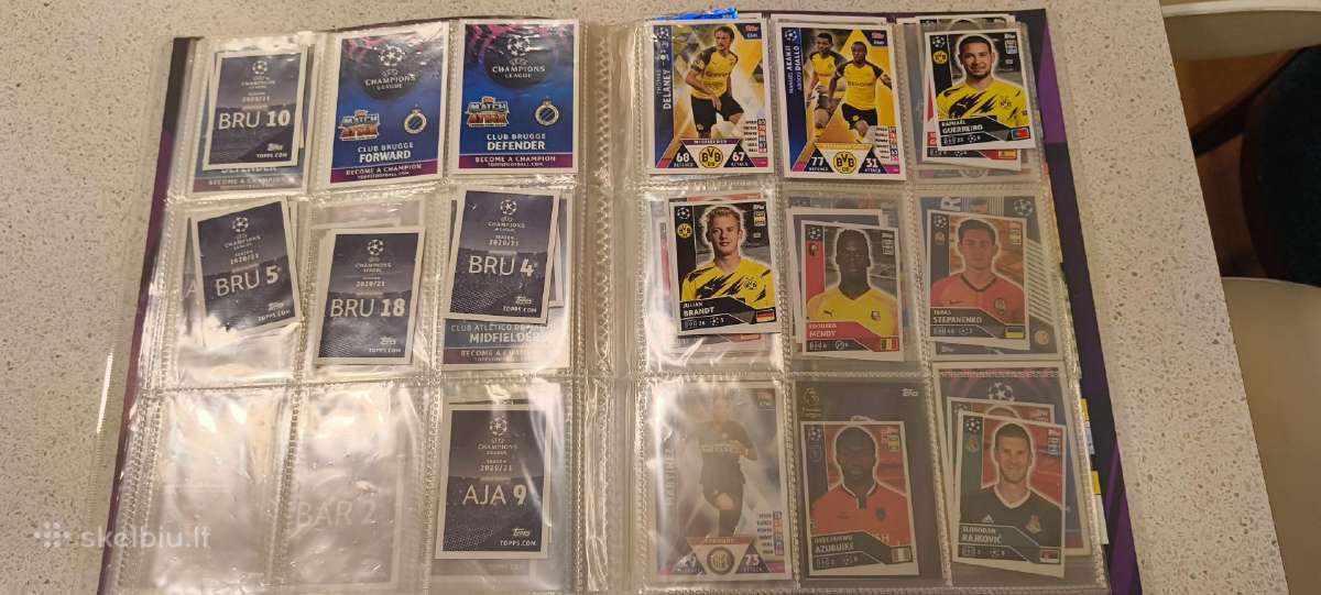 Match Attax futbolo žaidimo kortelės ir lipdukai - nuotraukos Nr. 16