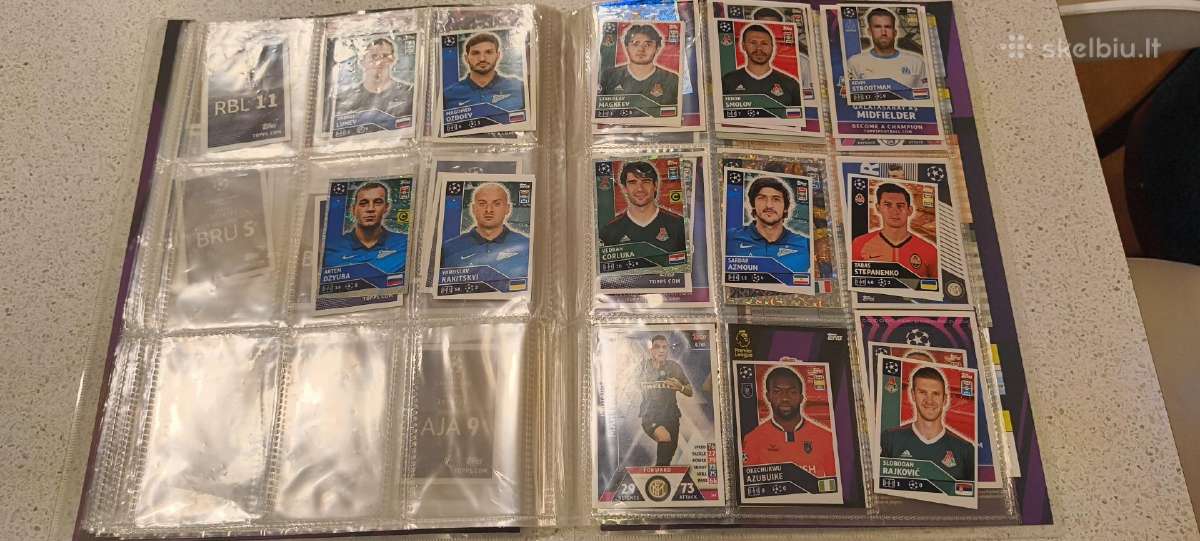 Match Attax futbolo žaidimo kortelės ir lipdukai - nuotraukos Nr. 17