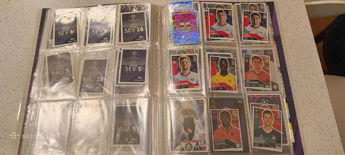 Match Attax futbolo žaidimo kortelės ir lipdukai - nuotraukos Nr. 19