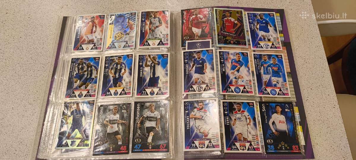 Match Attax futbolo žaidimo kortelės ir lipdukai - nuotraukos Nr. 21