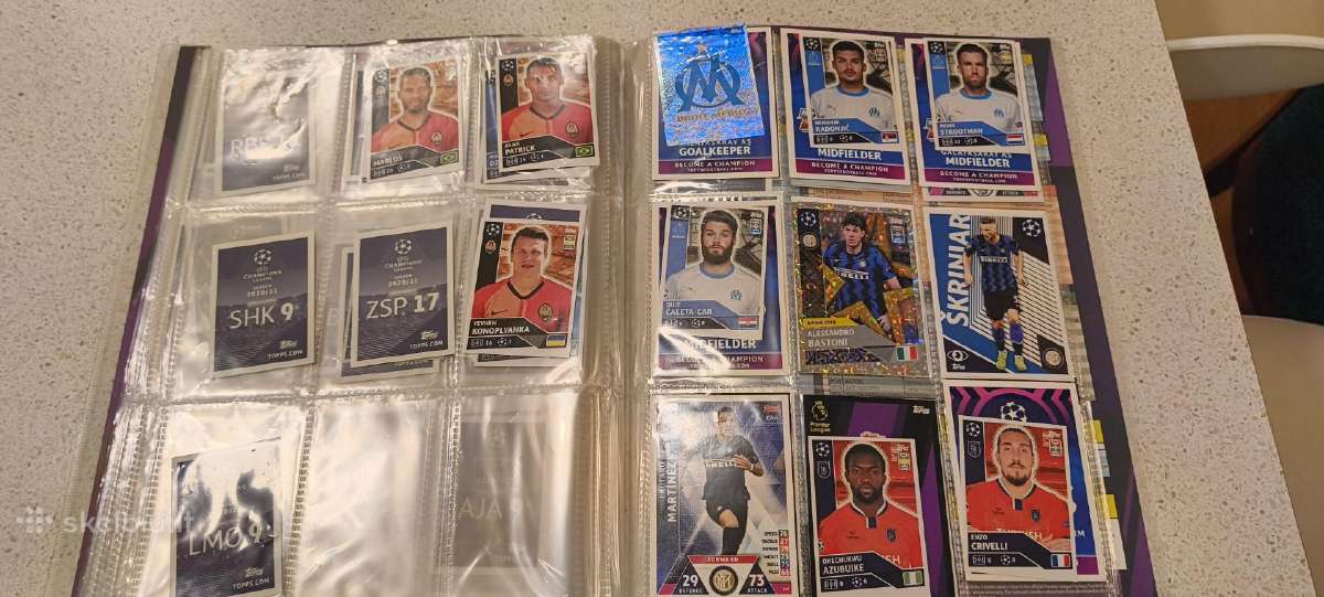 Match Attax futbolo žaidimo kortelės ir lipdukai - nuotraukos Nr. 22