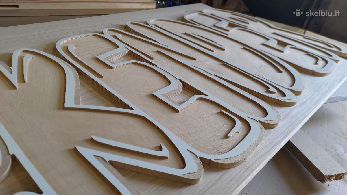 CNC frezavimas klaipeda (medienos, plastiko) - nuotraukos Nr. 13