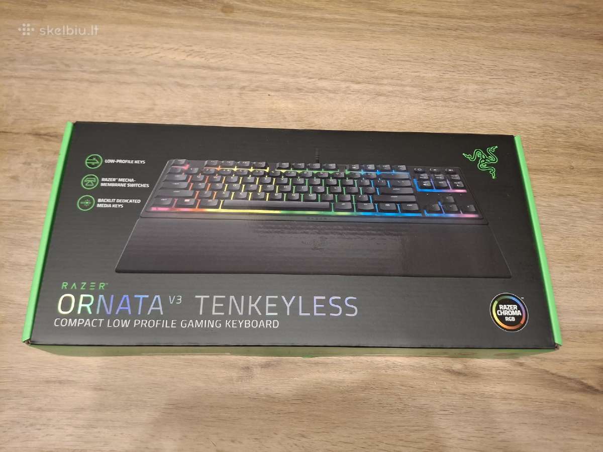 Apple Magic Keyboard / Razer Ornata V3 klaviatūra - nuotraukos Nr. 12