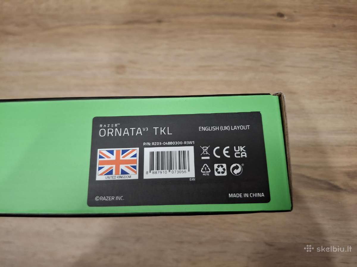 Apple Magic Keyboard / Razer Ornata V3 klaviatūra - nuotraukos Nr. 15