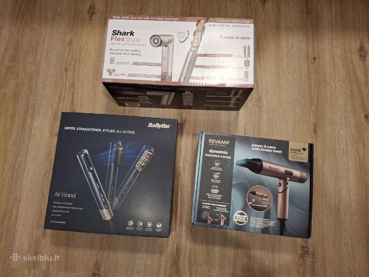 Shark Flexstyle 5-in-1 / Babyliss / Revamp fenas