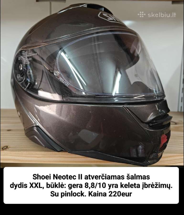 Schuberth, Shoei,hjc, Shark salmai įvairūs dydžiai - nuotraukos Nr. 18