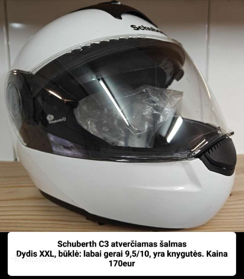 Schuberth, Shoei,hjc, Shark salmai įvairūs dydžiai - nuotraukos Nr. 13
