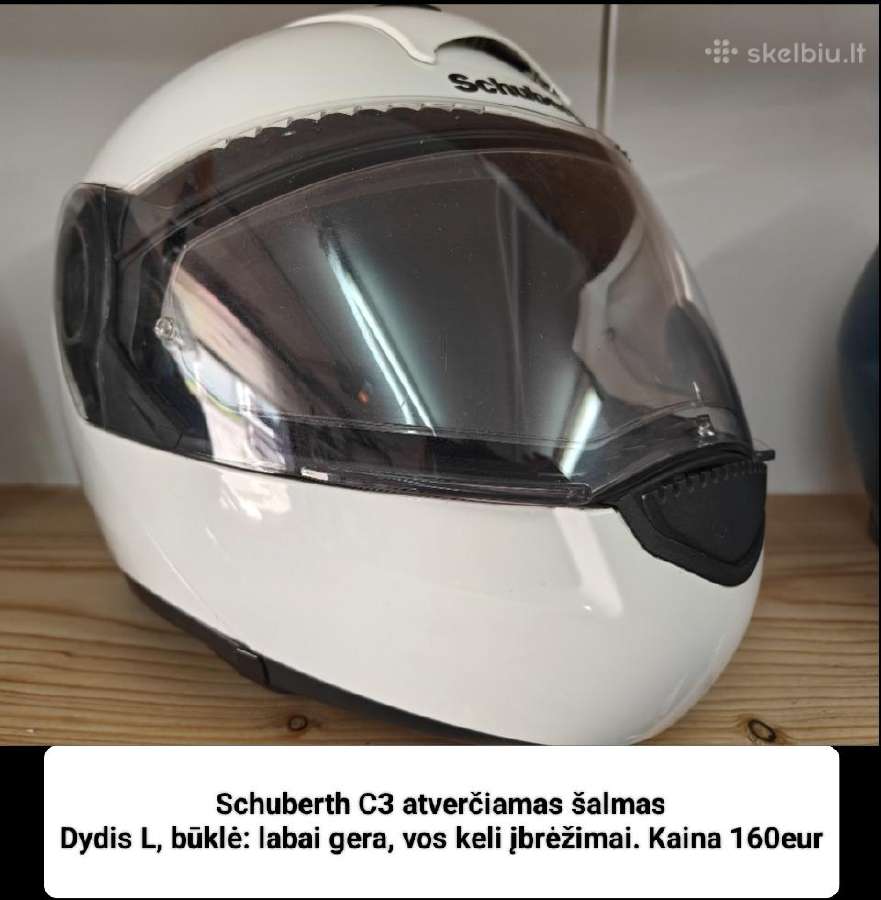 Schuberth, Shoei,hjc, Shark salmai įvairūs dydžiai - nuotraukos Nr. 23