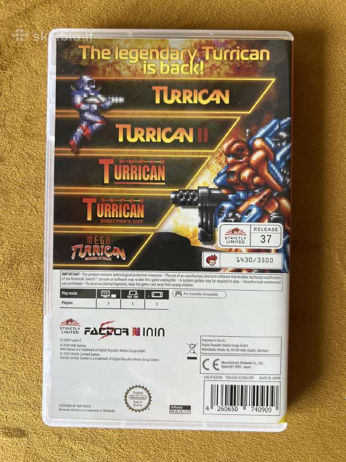 Turrican Vol.1 ir Vol.2 - nuotraukos Nr. 2