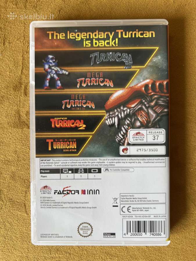Turrican Vol.1 ir Vol.2 - nuotraukos Nr. 5