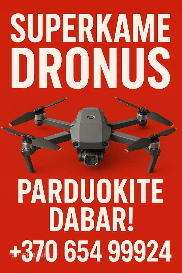 Superkame Dji dronus – Phantom, Mavic, Mini