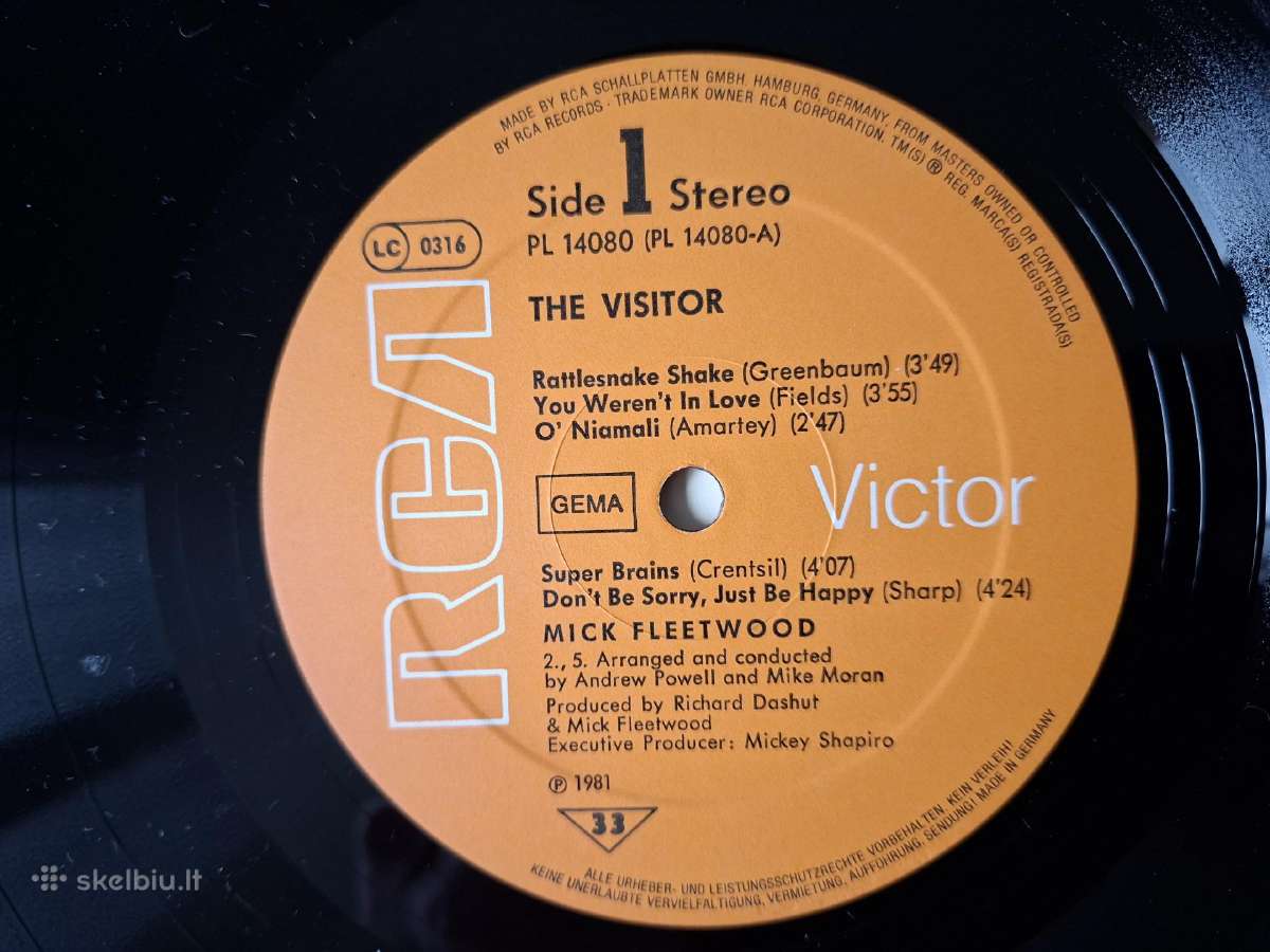 Mick Fleetwood 1981 “The Visitor - nuotraukos Nr. 6