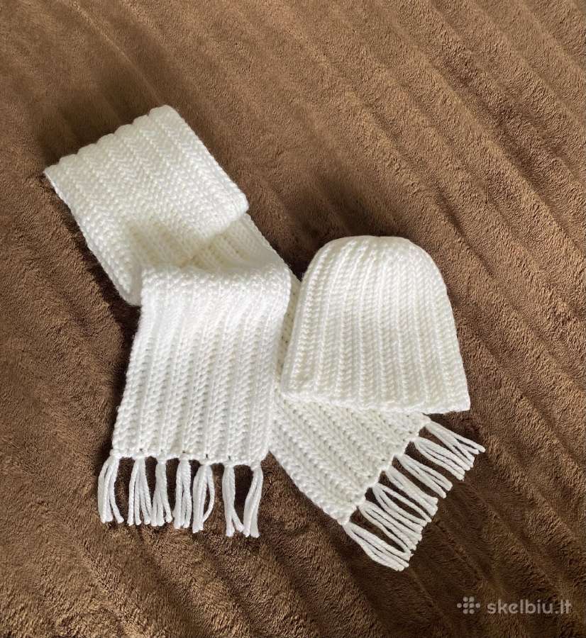 Moteriškos kepurės ir šaliko komplektas - nuotraukos Nr. 7