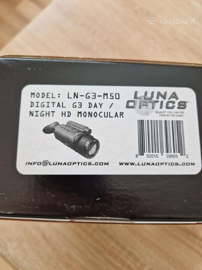 Naktinio matymo monokuliaras Luna Optics Gen3 - nuotraukos Nr. 2