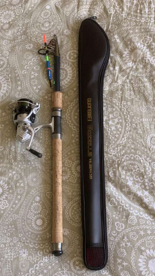 Spiningas Guangwei Gozilla Telespin 300 su rite