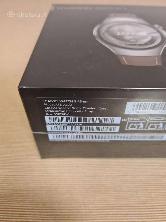 Huawei Watch 5 Brown (46mm) (esim) (Naujas) - nuotraukos Nr. 4