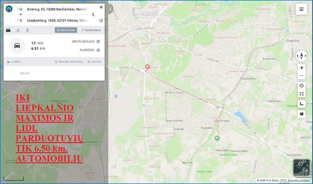 Parduodamas 0.72 Ha. Žemės Ūkio Paskirties Sklypas - nuotraukos Nr. 8