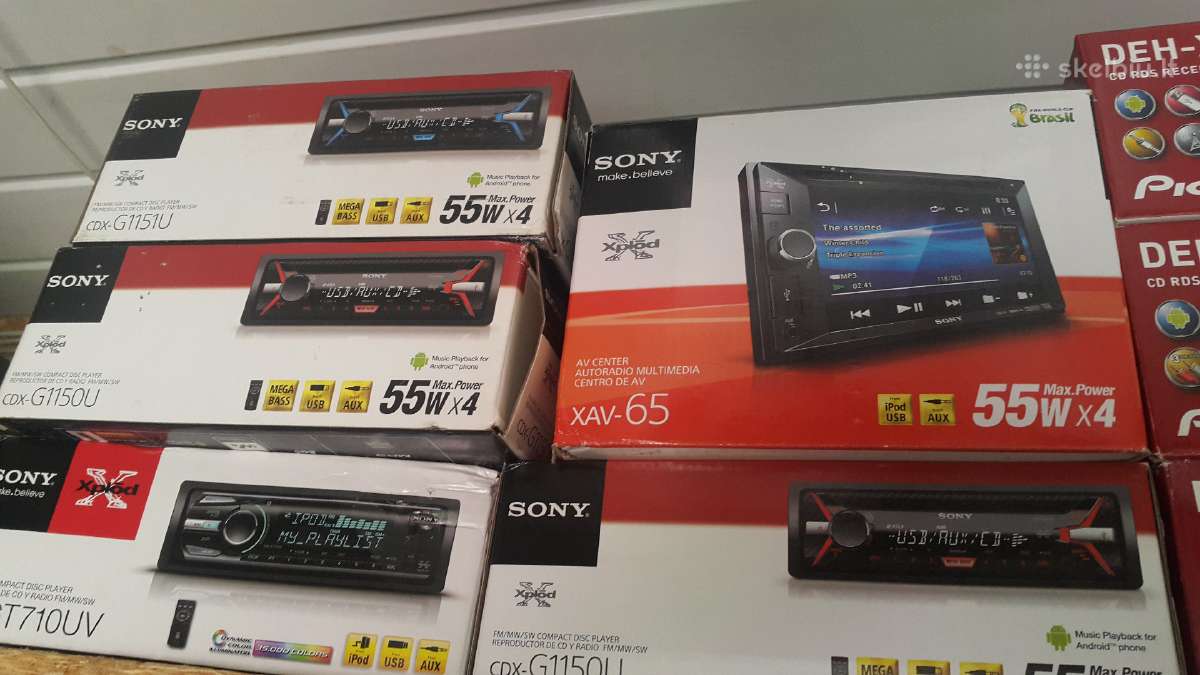 Automagnetolos Usb Sd Bt Aux nuo 20eur - nuotraukos Nr. 8