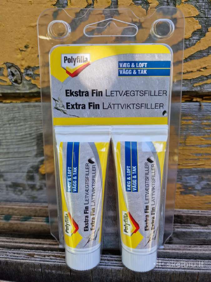 "Polyfilla Ekstra Fin Letvgtsfiller" glaistas