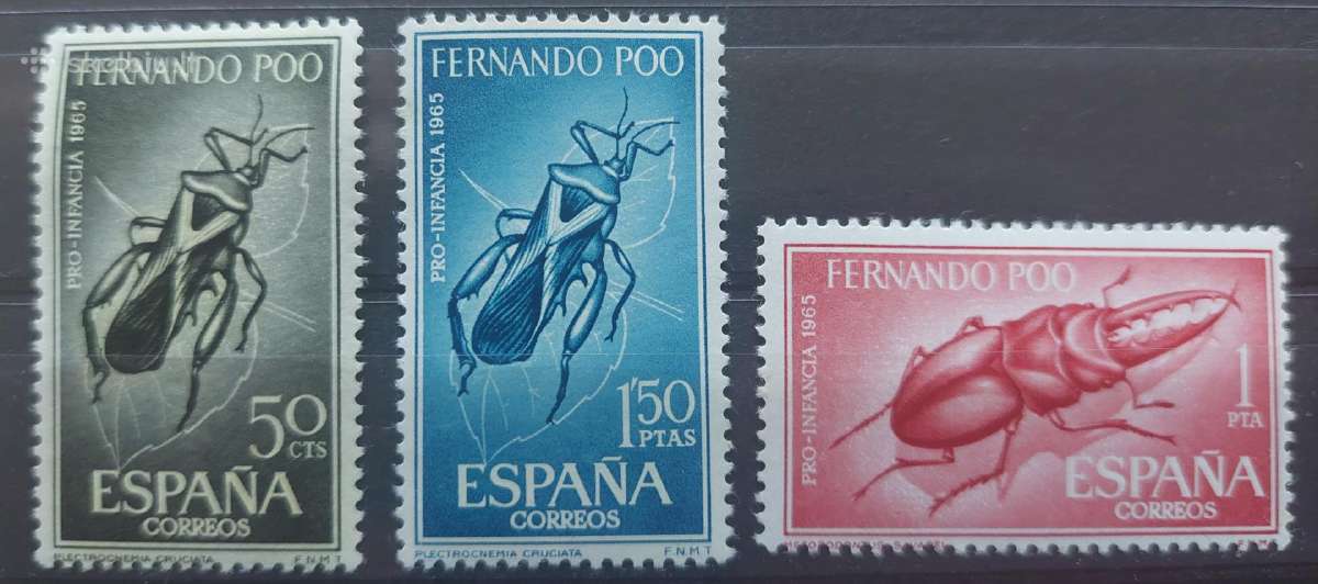 Fernando Poo 1965 vabzdžiai , švarūs Michel 238-