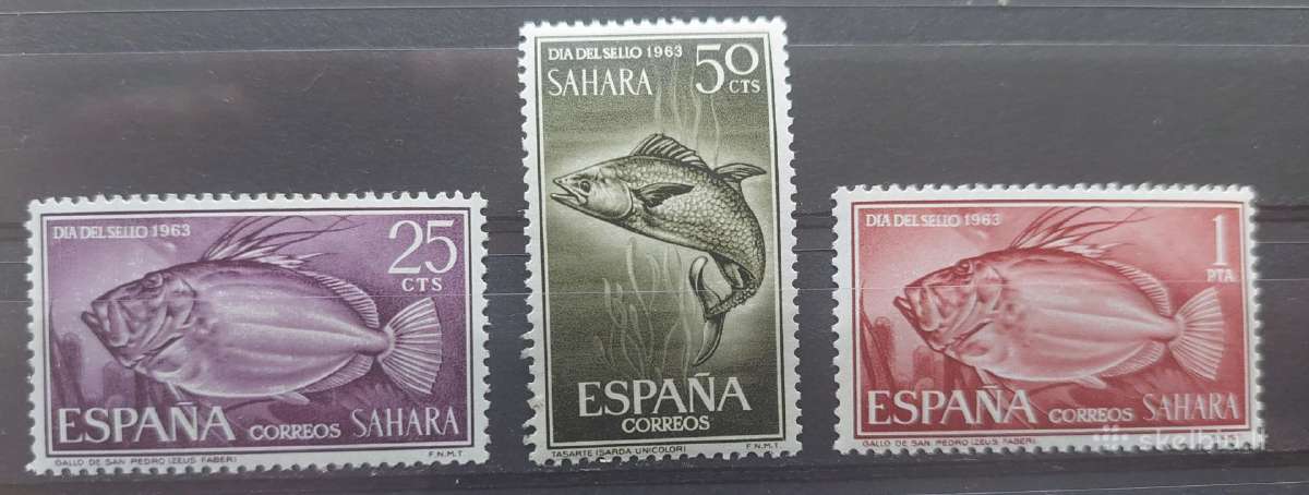 Ispanijos Sachara 1964 žuvis , švarūs Michel 253-2