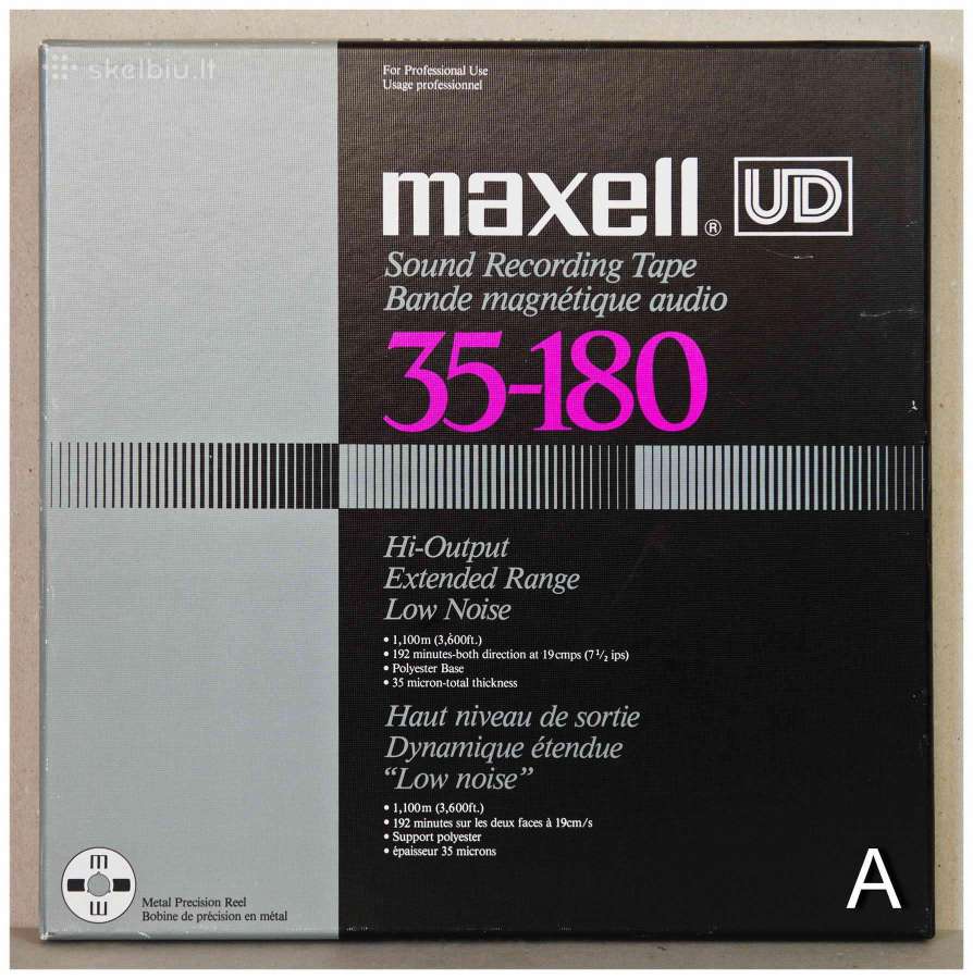 Magnetofono juostos Tdk Agfa Revox Maxell