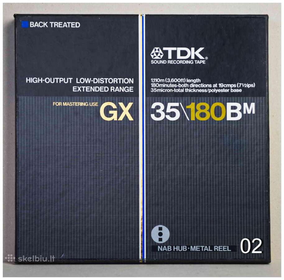 Magnetofono juostos Tdk Agfa Revox Maxell - nuotraukos Nr. 9