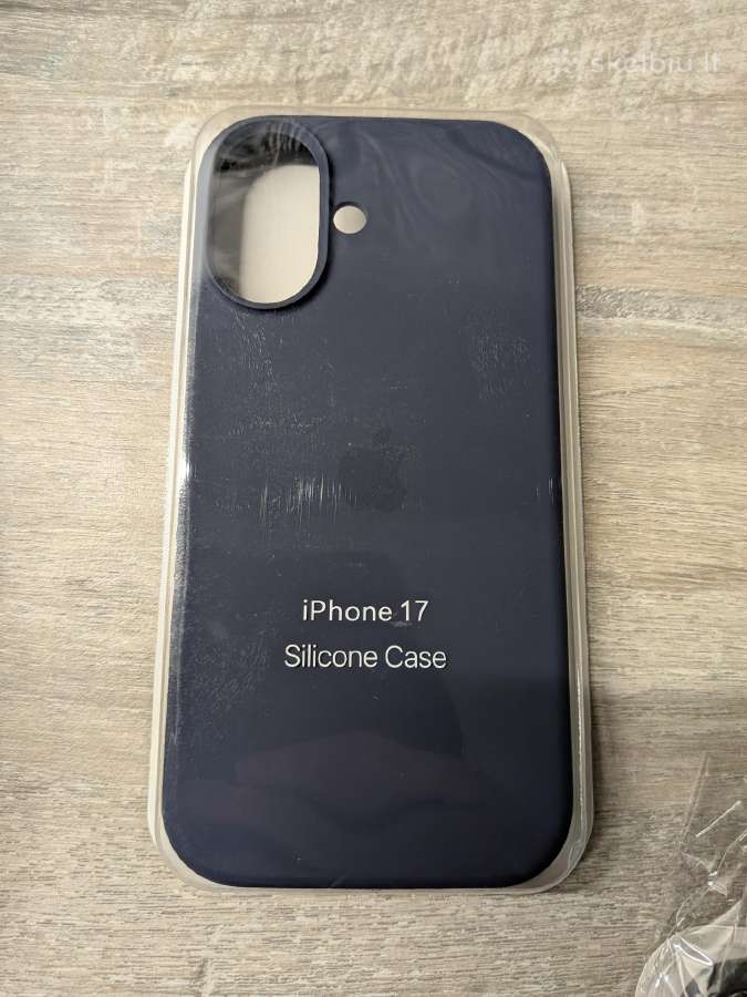 iPhone 17 midnight blue naujas silikoninis dekas