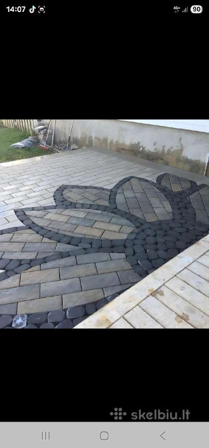 Trinkelių klojimas ir bobkato paslaugos