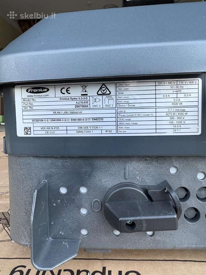 Fronius Symo 4,5-3-s - nuotraukos Nr. 2
