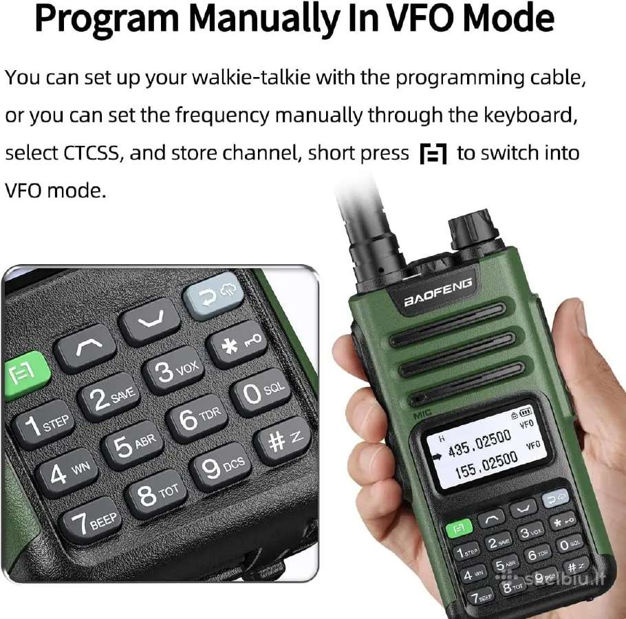 Baofeng Uv-13 Pro V2 10w Usb-c - nuotraukos Nr. 7