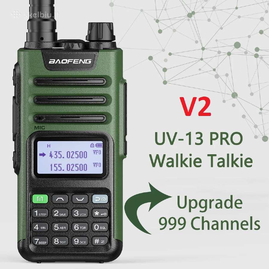 Baofeng Uv-13 Pro V2 10w Usb-c - nuotraukos Nr. 14