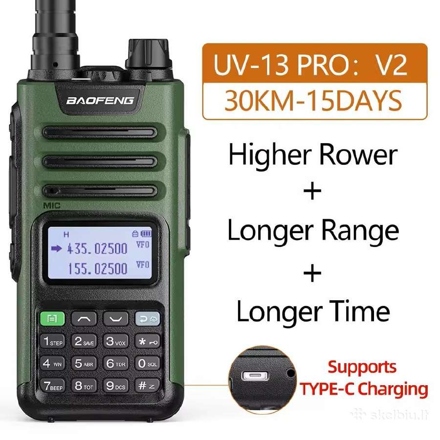 Baofeng Uv-13 Pro V2 10w Usb-c