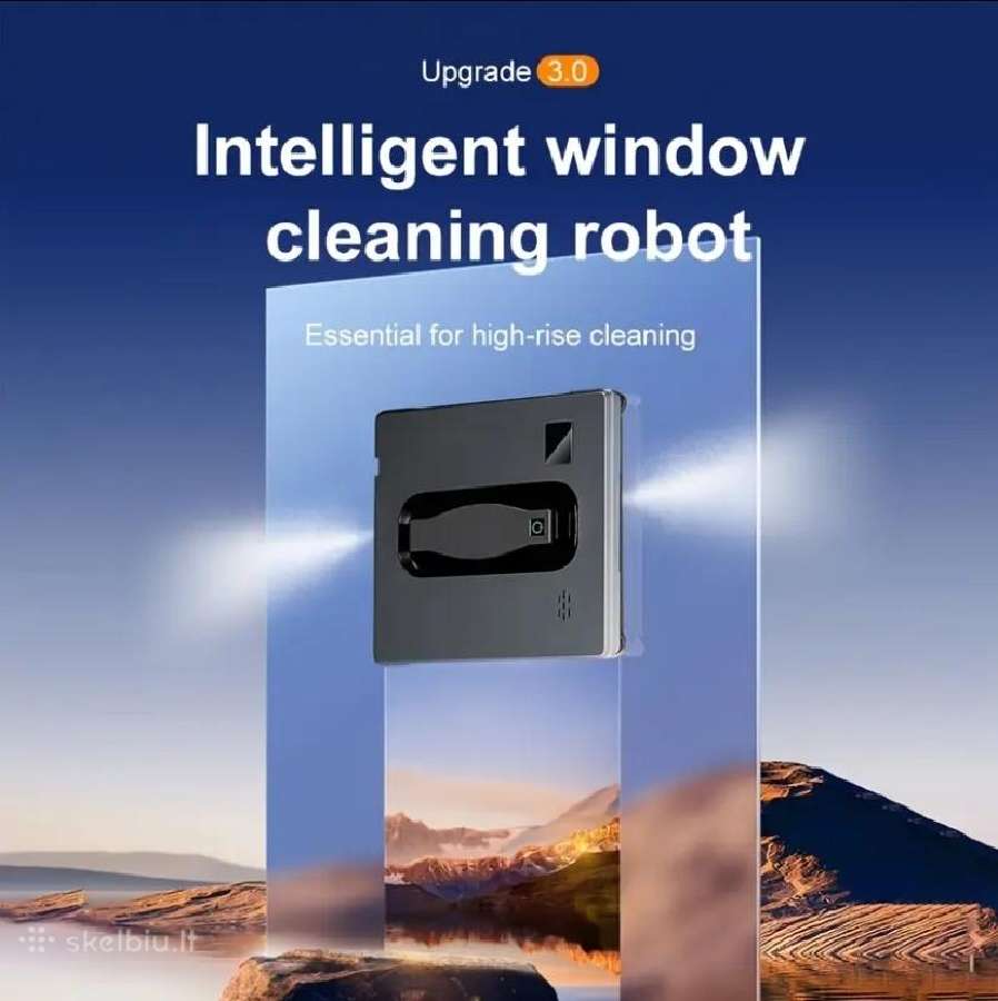 Išmanus langų valymo robotas
