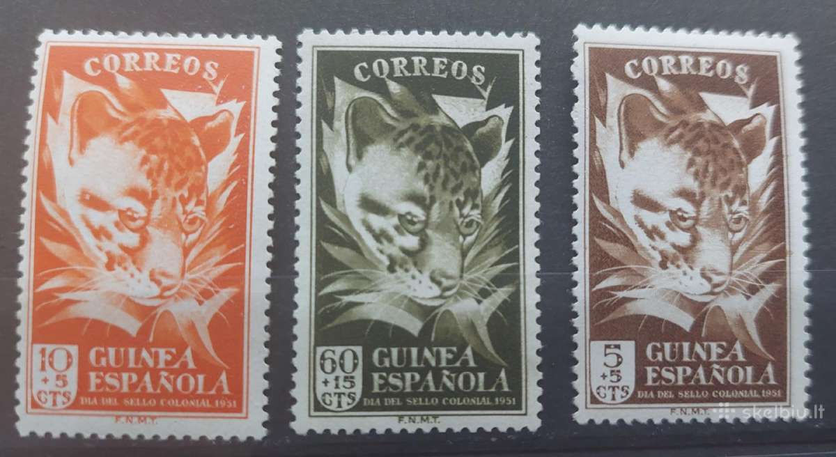 Ispanijos Gvinėja 1951 gyvūnai , švarūs Michel 271