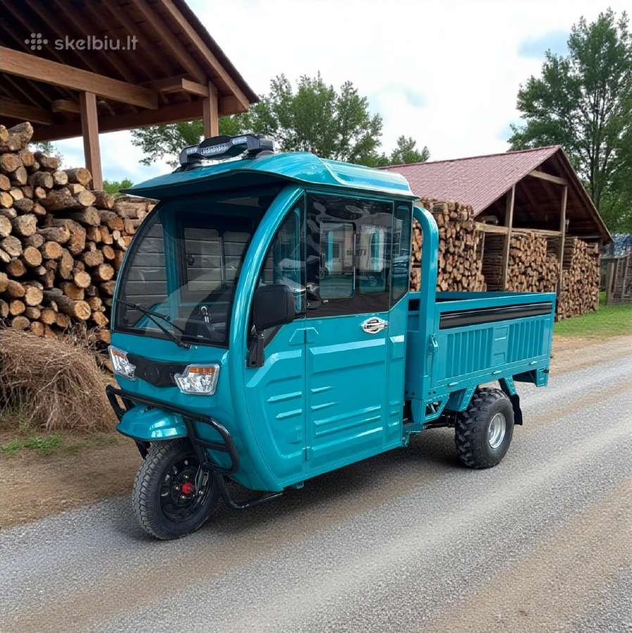Elektrinis krovininis triratis motoroleris SL-07 - nuotraukos Nr. 4