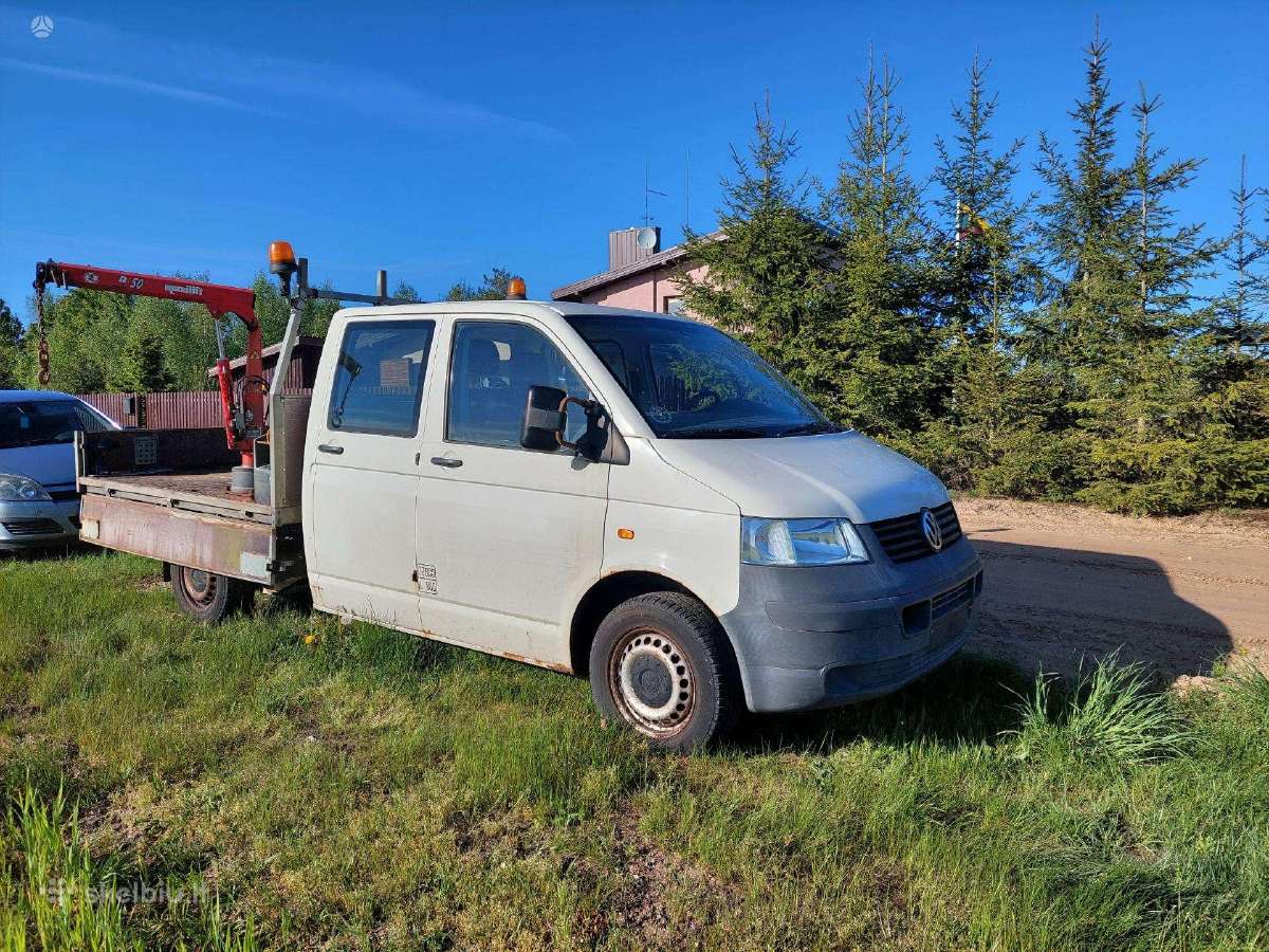VW Transporter su kranu - nuotraukos Nr. 4
