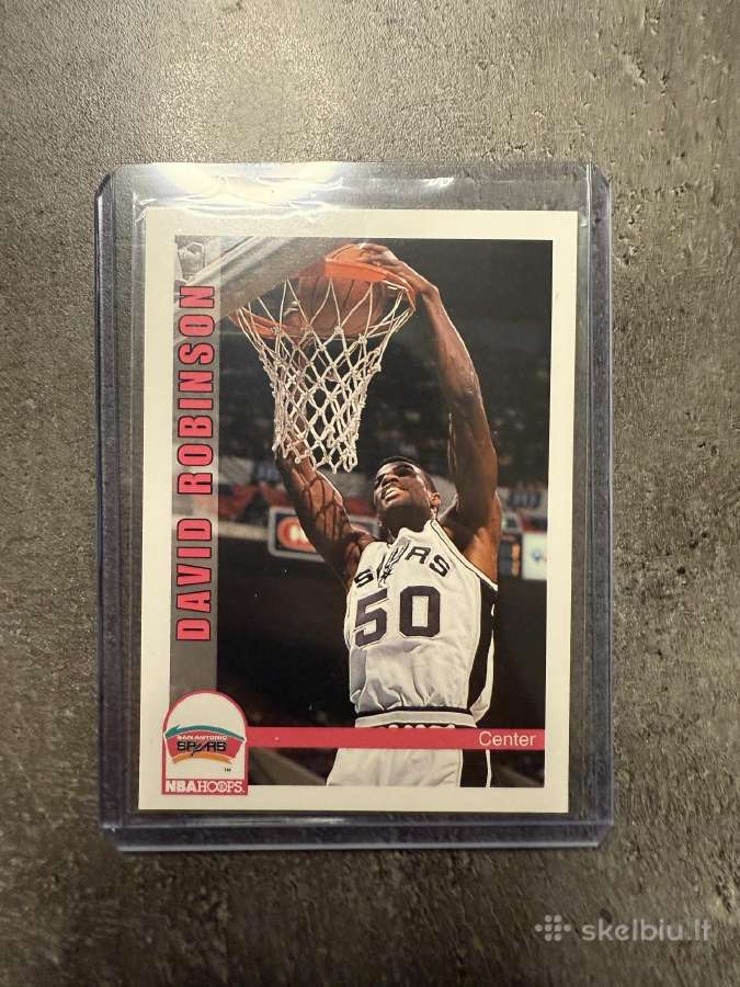Nba Kolekcinės krepšinio kortelės David Robinson