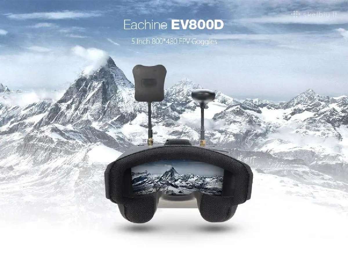 Nauji fpv akiniai Eachine Ev800d - nuotraukos Nr. 5