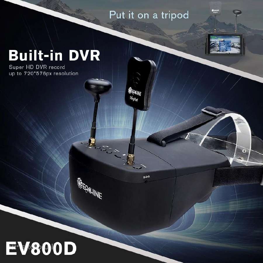 Nauji fpv akiniai Eachine Ev800d - nuotraukos Nr. 6