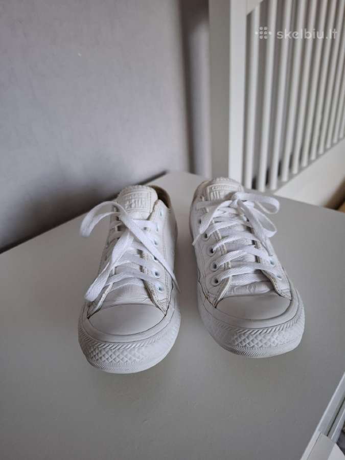 Natūralios odos Converse sportbačiai - nuotraukos Nr. 3