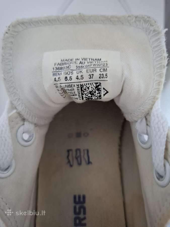 Natūralios odos Converse sportbačiai - nuotraukos Nr. 4