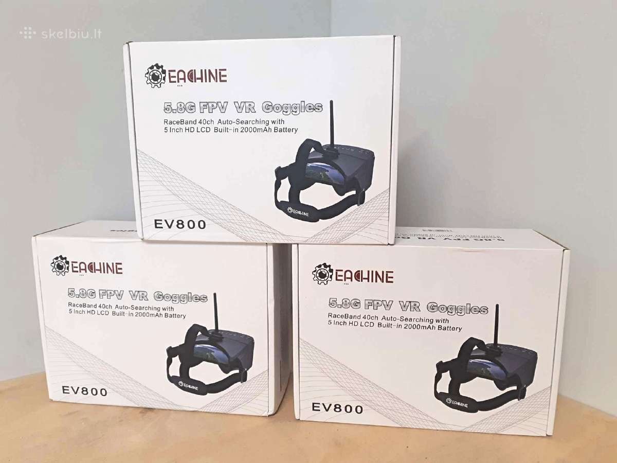 Nauji Fpv akiniai Eachine Ev800